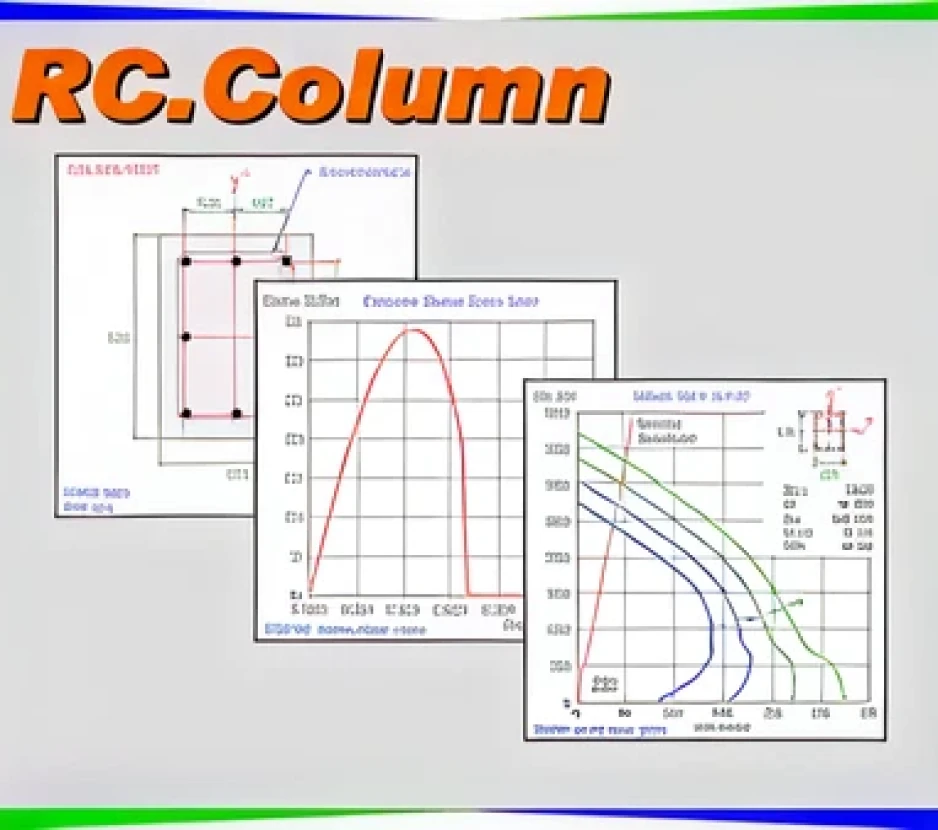 Reinforced concrete column data visualization